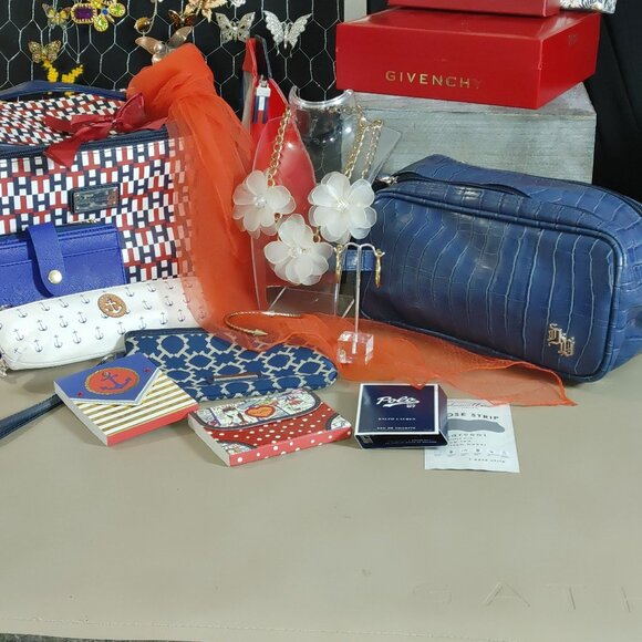 Versace Beauty Bag Ralph Lauren Brighton Nautical Note Jewelry More - Picture 7 of 10